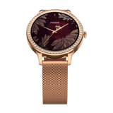 Noise Diva Araya Smartwatch for Women with AMOLED Display (850 Nits), 60 Precision-Set Crystals, Cycle Tracking, Skin Temperature, SOS with Live Location, 100+ Watch Faces - Iconic Rose Gold