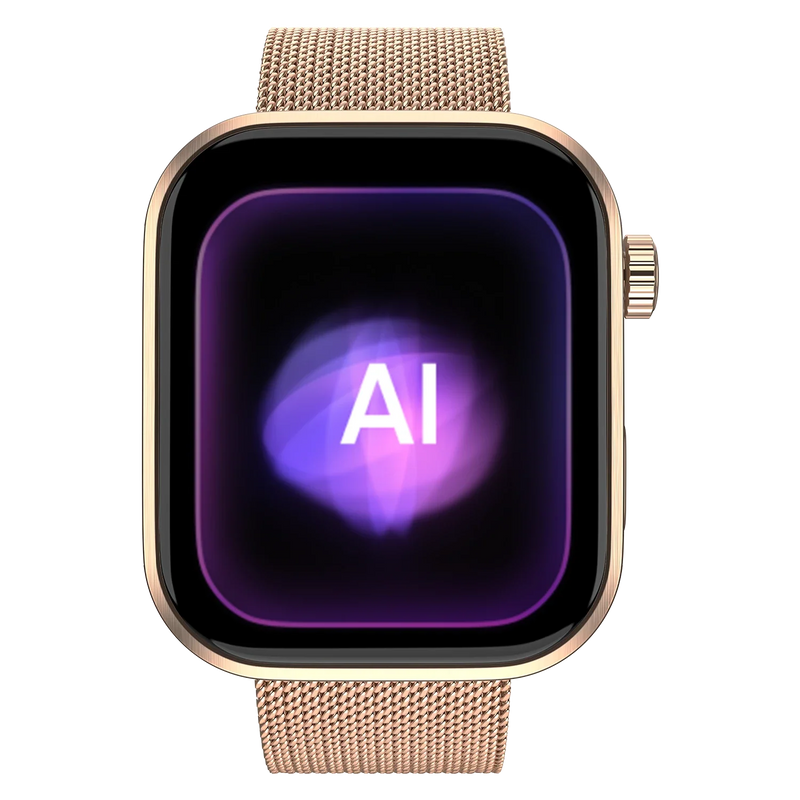 Noise Pro 6 Smart Watch:Intelligent AI, Endless AI Watch Faces, AI Companion, 1.85” AMOLED, EN2 Processor, Nebula UI 2.0, Emergency SOS, Compatible with iOS & Android(Rose-Gold Link)