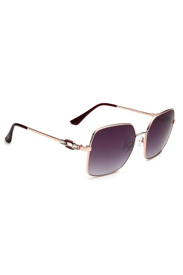 Bebe Womens Full Rim Non-Polarized Square Sunlgasses 3069 C1 57 S - KRISHNA WATCH COMPANY