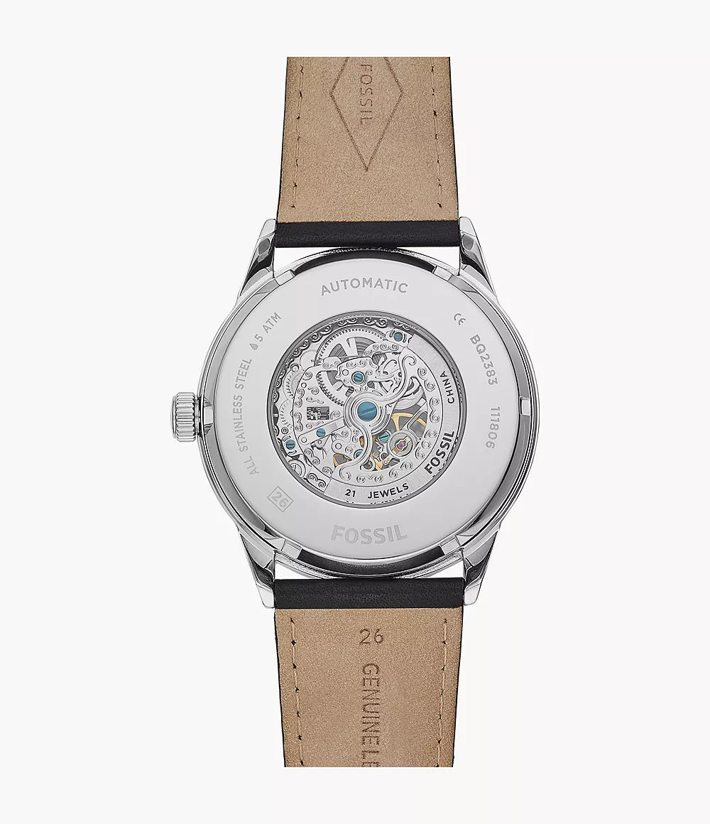 Fossil Flynn Automatic Watch for Men BQ2383 - KRISHNA WATCH COMPANY