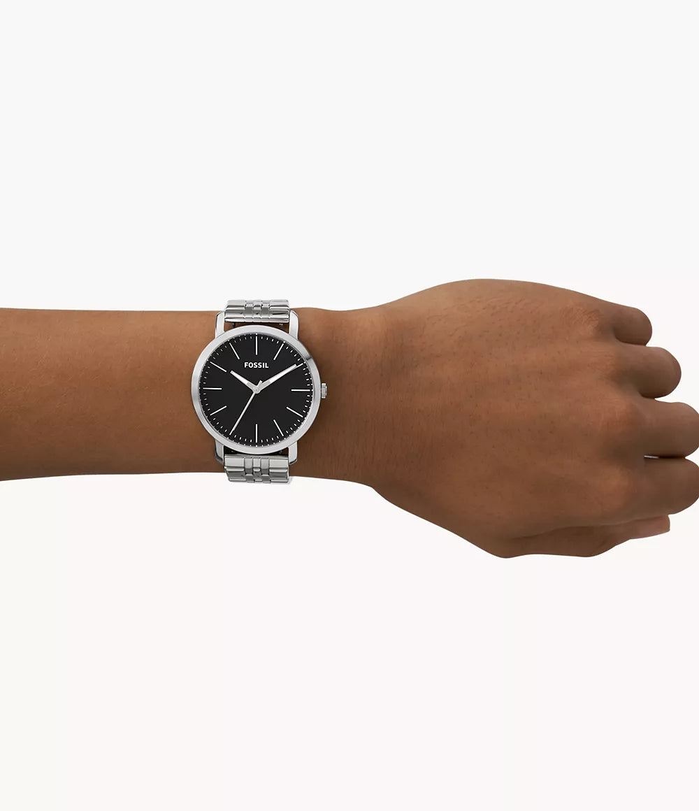Fossil Luther 3H Three-Hand Interchangeable Strap Gift Set - BQ2466SET - KRISHNA WATCH COMPANY