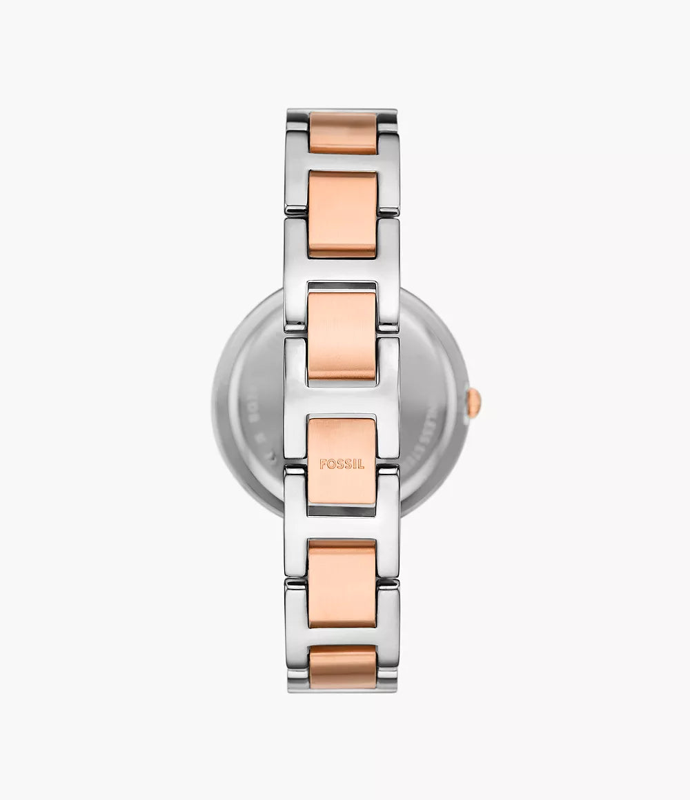Karli Three-Hand Two-Tone Stainless Steel Watch BQ3952 - KRISHNA WATCH COMPANY