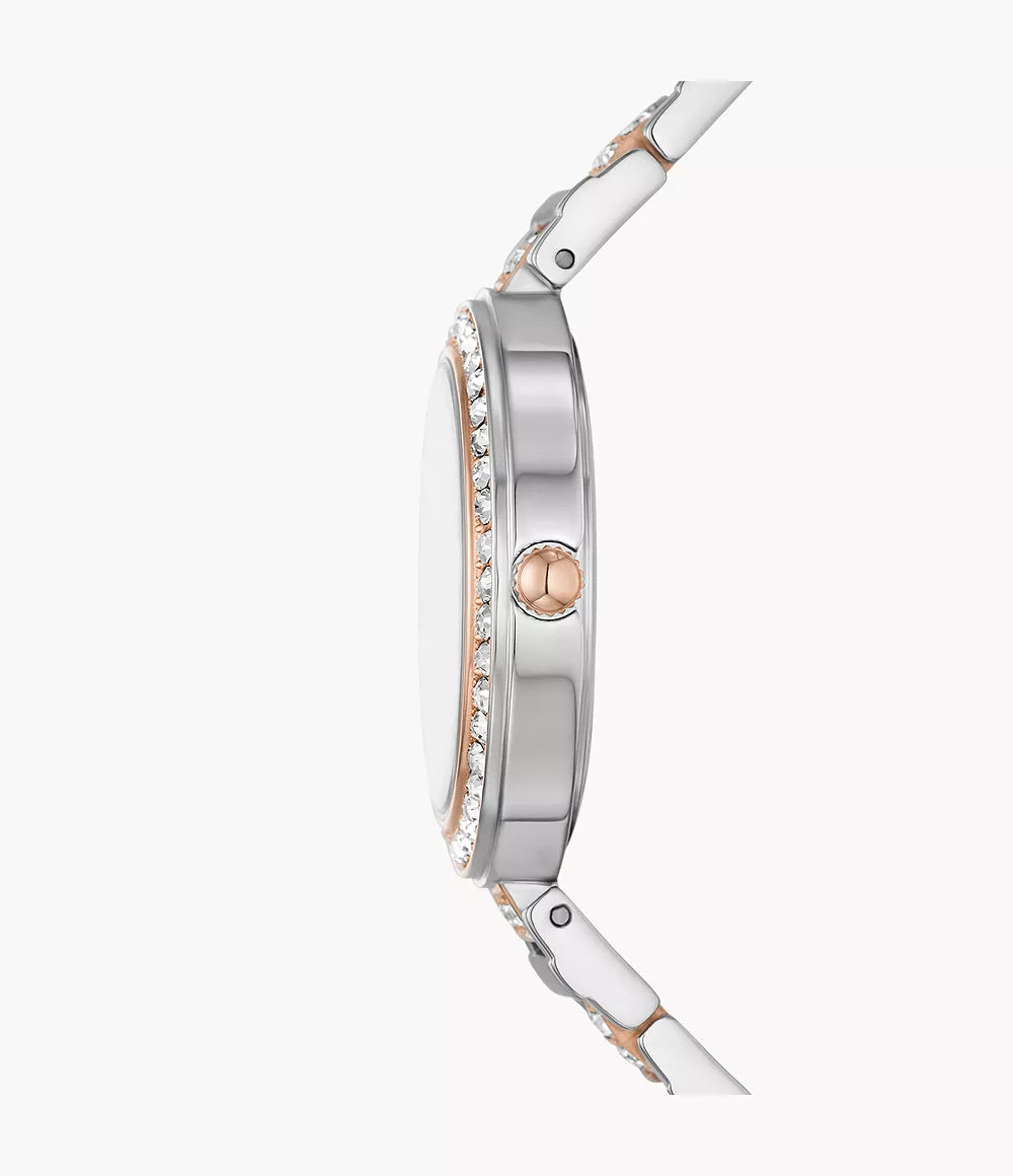 Karli Three-Hand Two-Tone Stainless Steel Watch BQ3952 - KRISHNA WATCH COMPANY