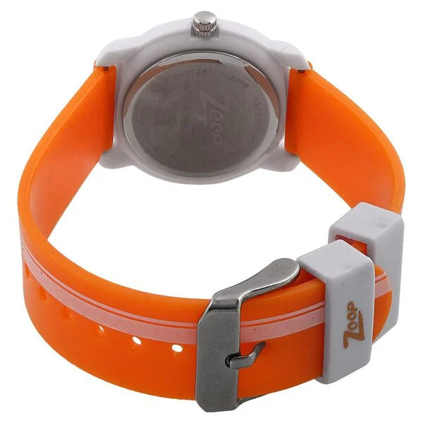 Zoop By Titan Quartz Analog Orange Dial Plastic Strap Watch for Kids - 3025PP29 - KRISHNA WATCH COMPANY