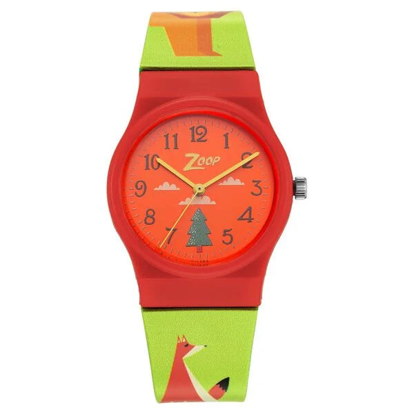 Zoop By Titan Quartz Analog Red Dial Plastic Strap Watch for Kids 3028pp12w - KRISHNA WATCH COMPANY