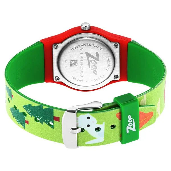 Zoop By Titan Quartz Analog Red Dial Plastic Strap Watch for Kids 3028pp12w - KRISHNA WATCH COMPANY