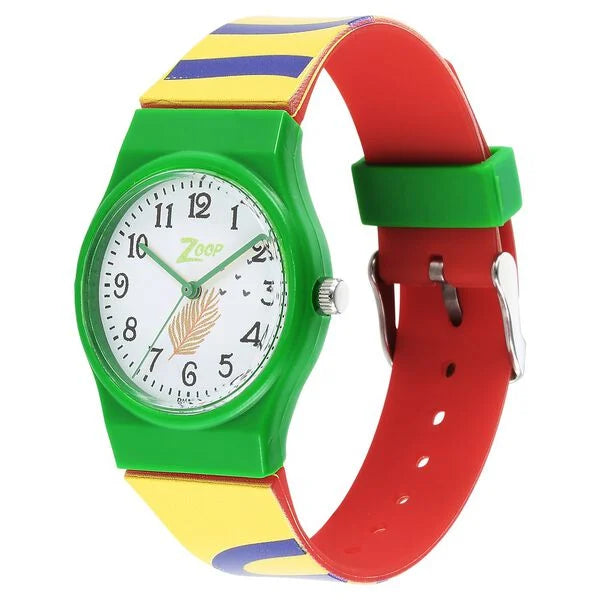 Zoop By Titan Quartz Analog White Dial Plastic Strap Watch for Kids nsc3028pp13w - KRISHNA WATCH COMPANY