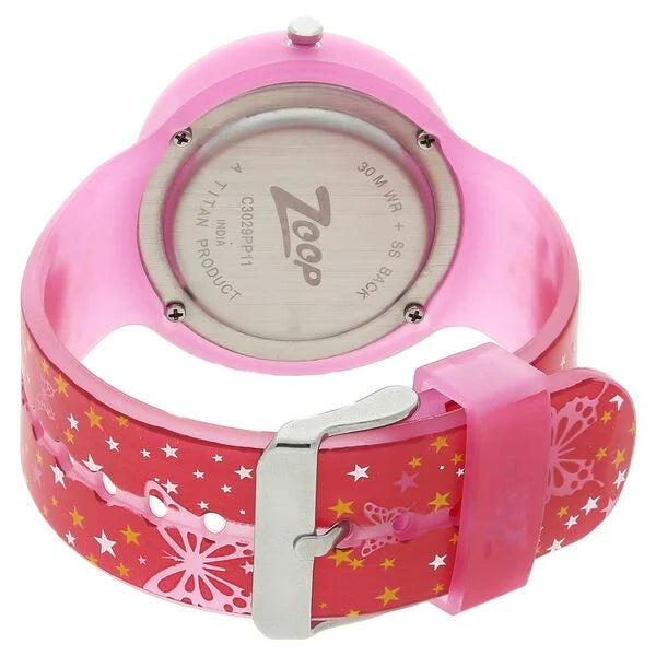 Zoop By Titan Quartz Analog Blue Dial PU Strap Watch for Kids nsc3029pp11w - KRISHNA WATCH COMPANY