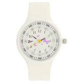 Zoop By Titan Quartz Analog White Dial PU Strap Watch for Kids 4038pp02w