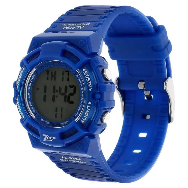 Zoop By Titan Digital Dial PU Strap Watch for Kids nsc4040pp03 - KRISHNA WATCH COMPANY