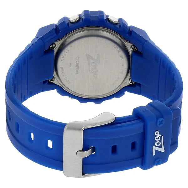 Zoop By Titan Digital Dial PU Strap Watch for Kids nsc4040pp03 - KRISHNA WATCH COMPANY