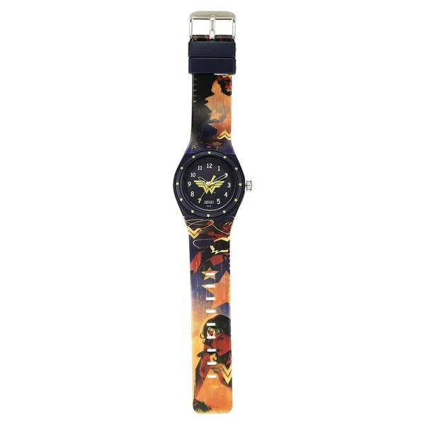 Zoop Justice League Wonder Woman Analog Watch for Girls Kids - C4048PP57 - KRISHNA WATCH COMPANY