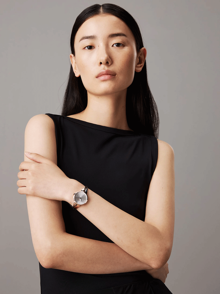 Calvin Klein Women Quartz Silver Dial Analog Stainless Steel Watch 25100028 - KRISHNA WATCH COMPANY