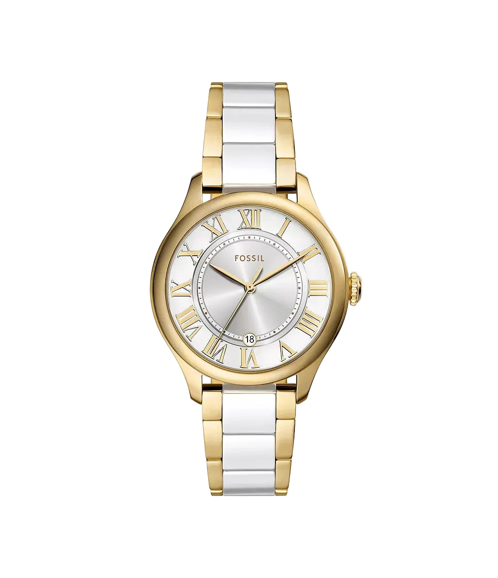 FOSSIL Gilmore Dual-Tone Analog Watch - CE1131 - KRISHNA WATCH COMPANY