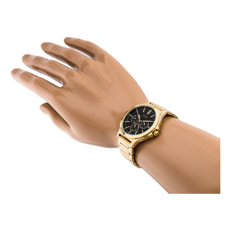 Casio Enticer Men Analog White Dial Men MTP-V300G-1AUDF (A2318) - KRISHNA WATCH COMPANY
