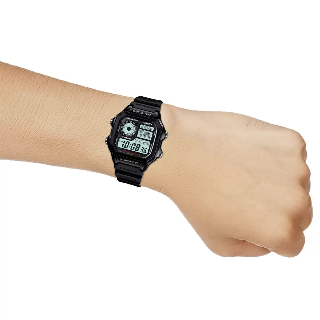 Casio ROYALE Youth - AE1200WH-1AVDF - D097 - KRISHNA WATCH COMPANY