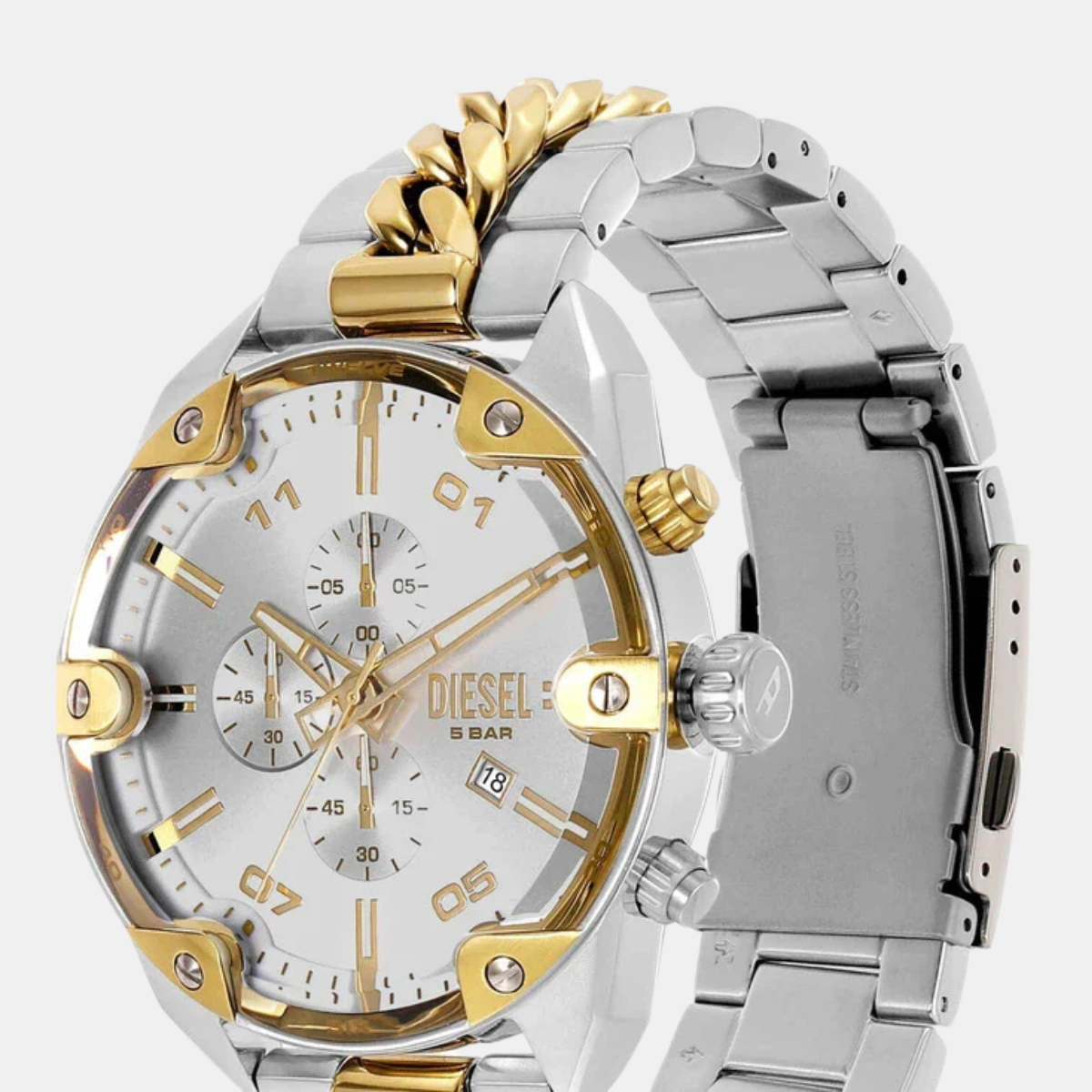 Diesel Spiked Chronograph Watch for Men - DZ4629 - KRISHNA WATCH COMPANY