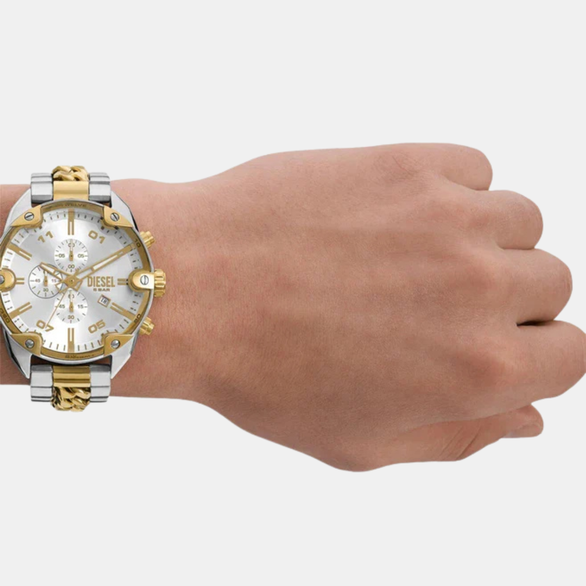 Diesel Spiked Chronograph Watch for Men - DZ4629 - KRISHNA WATCH COMPANY