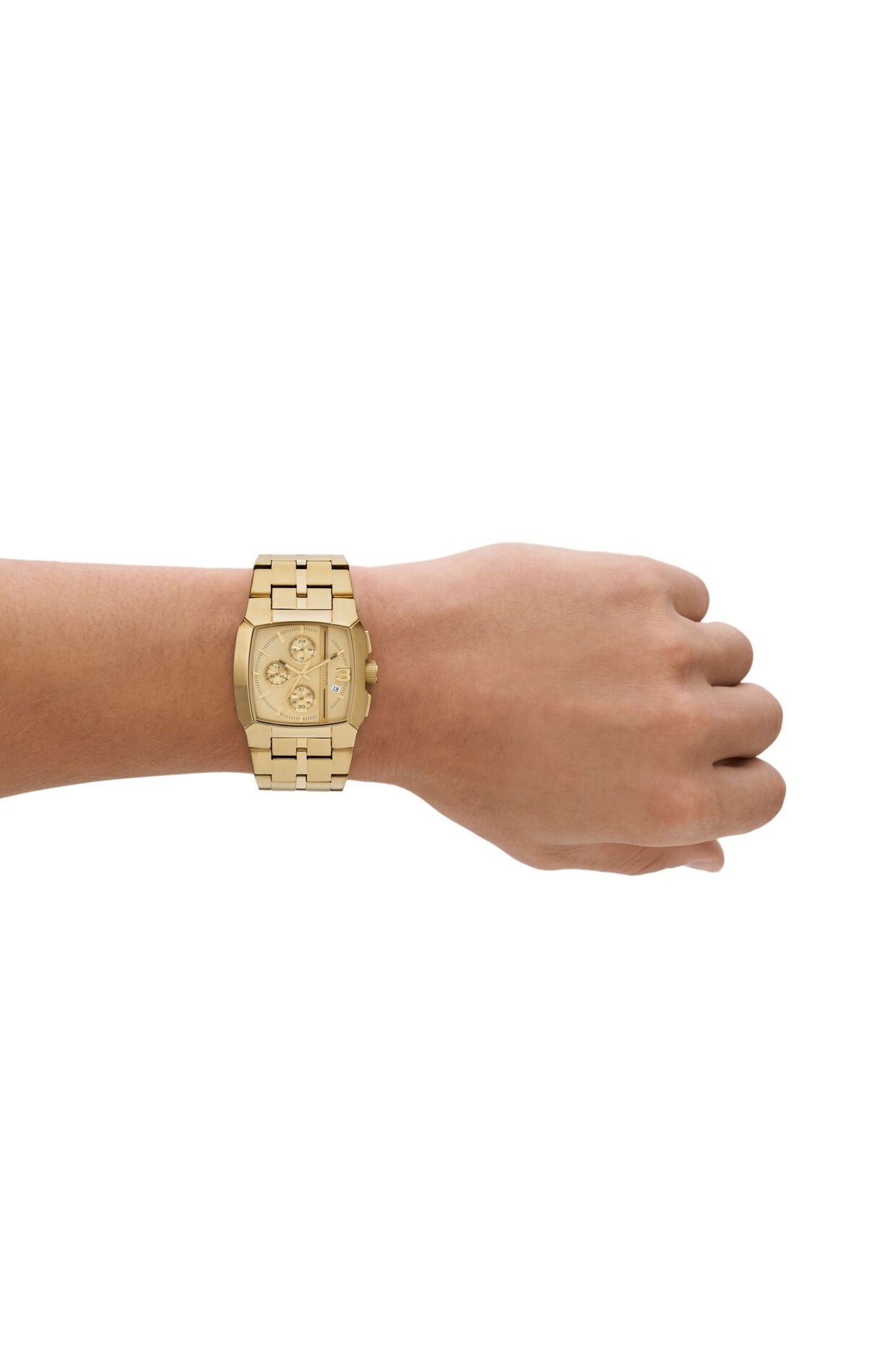 Diesel Cliffhanger Chronograph Gold-Tone Stainless Steel Watch DZ4639 - KRISHNA WATCH COMPANY