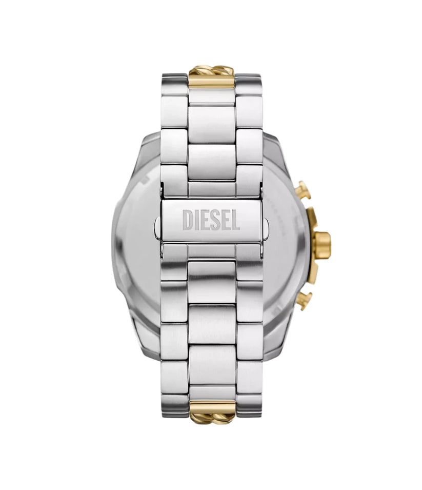 DIESEL Mega Chief Chrono White Dial Watch - DZ4672 - KRISHNA WATCH COMPANY