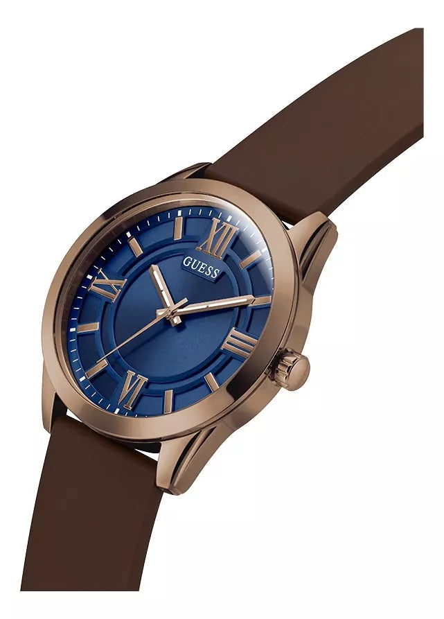 GUESS Mens Brown Tone Analog Watch GW0894G3 - KRISHNA WATCH COMPANY