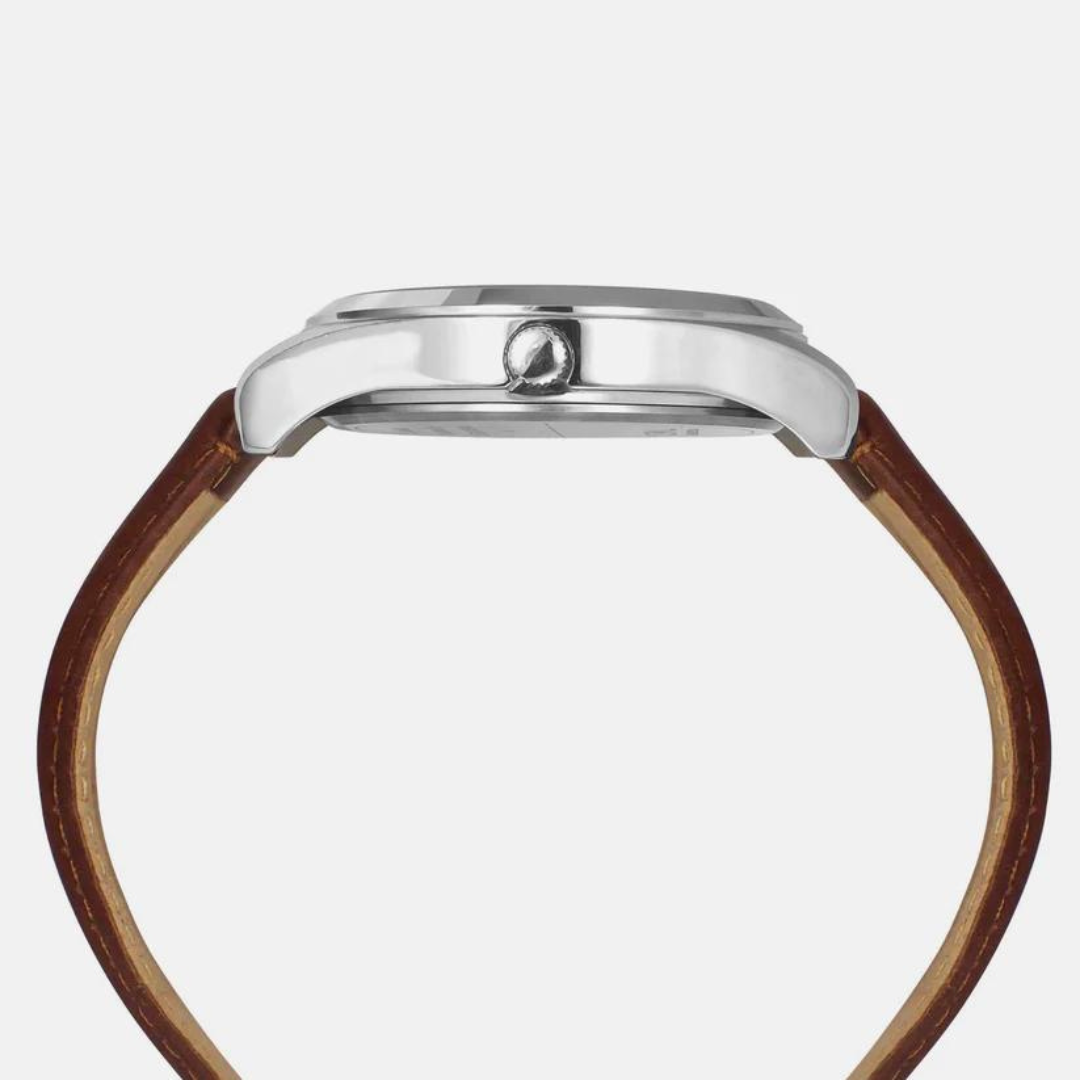 Timex E Class Male Blue Analog Leather Watch TWTG10408