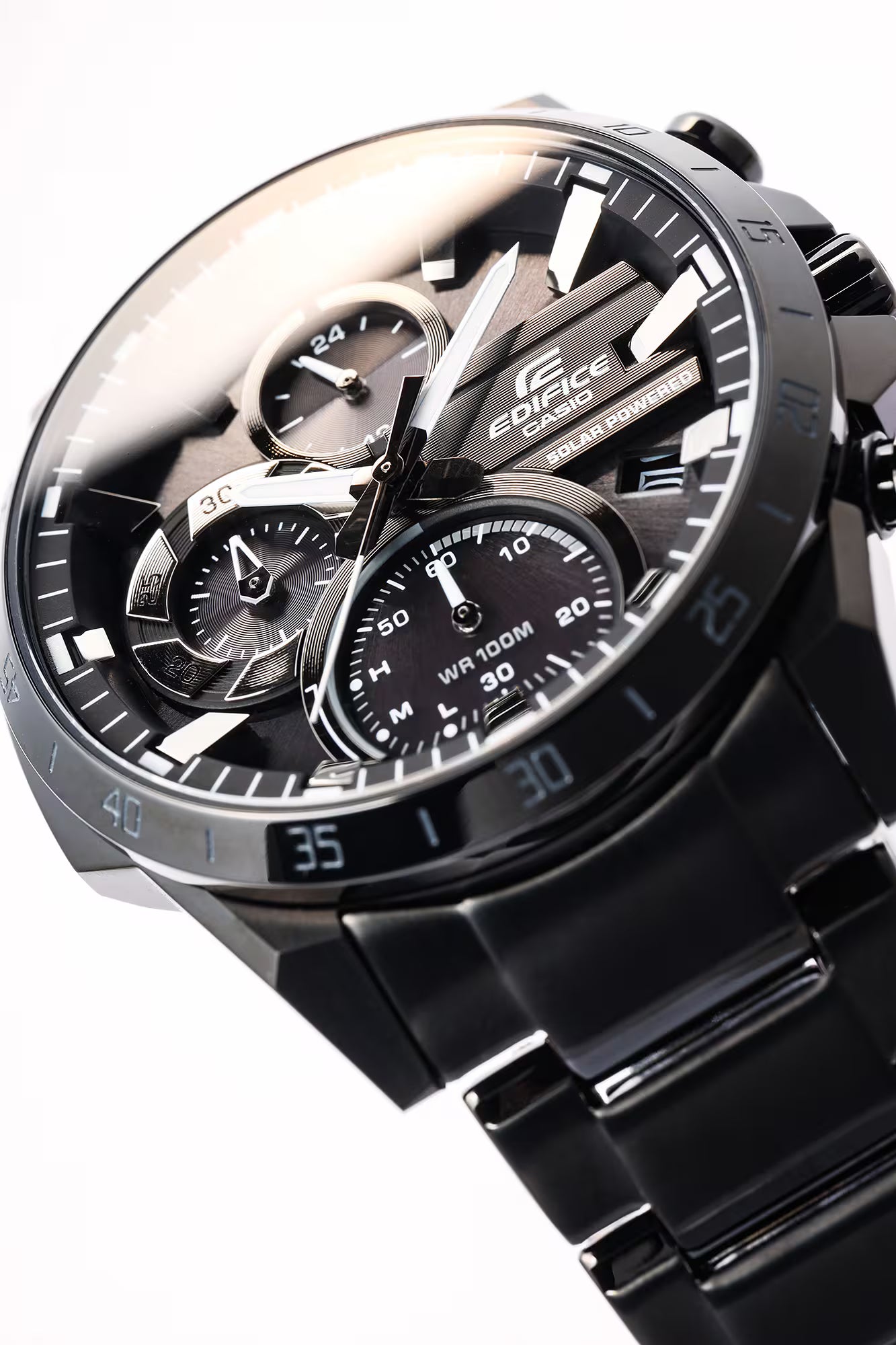 CASIO Black Solar Chronograph Men's Watch EDIFICE EQS-940DC-1AVUDF - ED548 - KRISHNA WATCH COMPANY