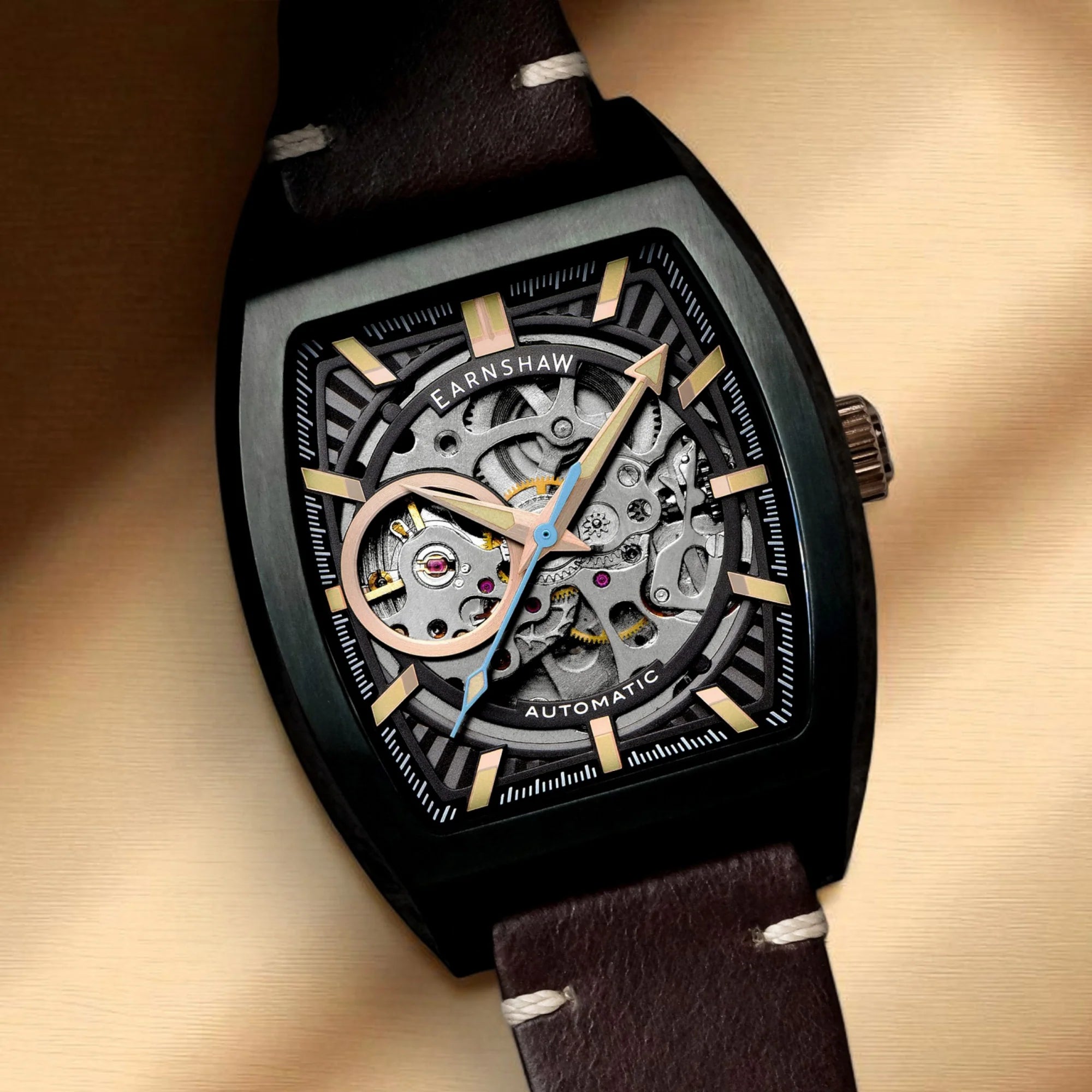 Earnshaw Wellington Grey Dial Men's Watch - ES-8302-03 - KRISHNA WATCH COMPANY