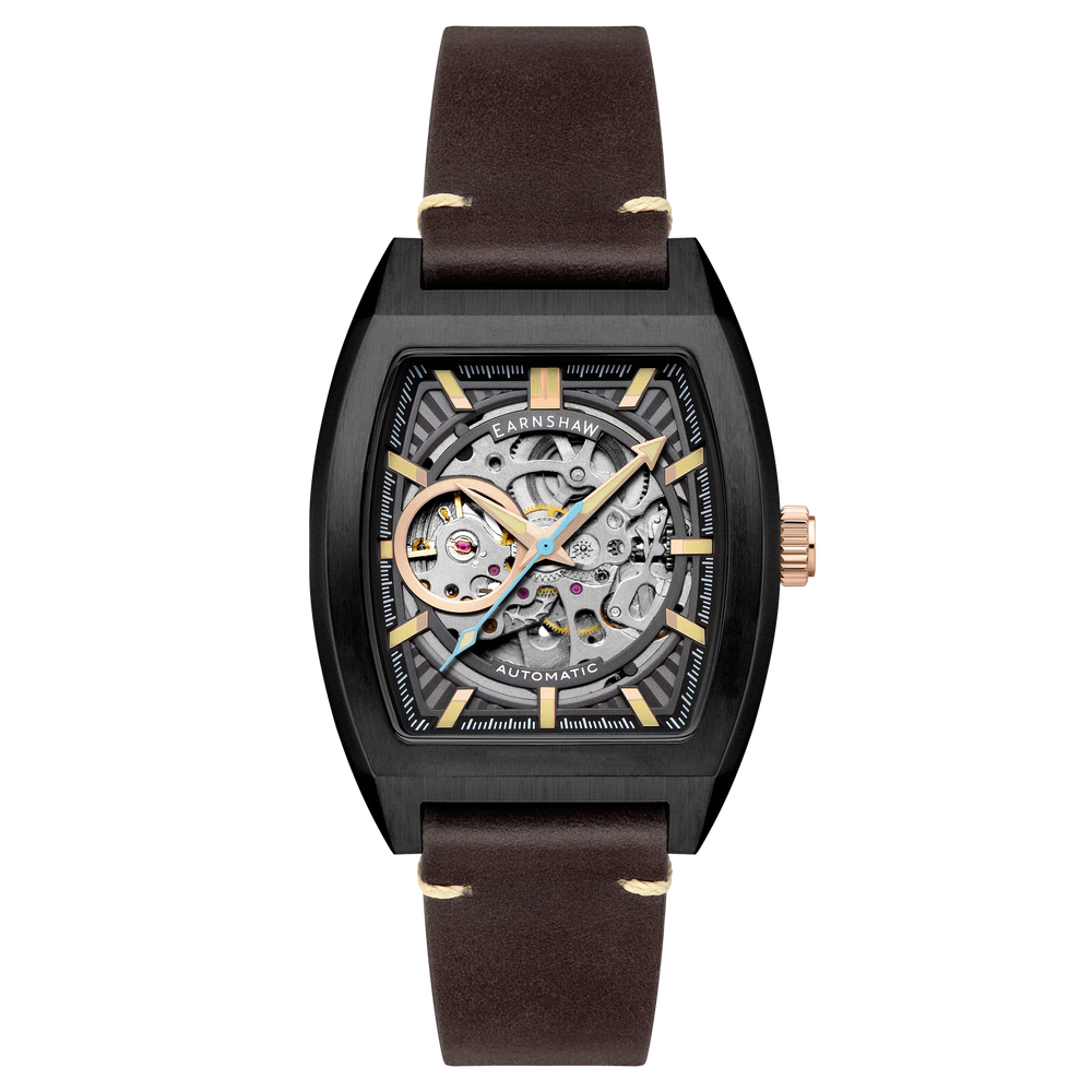 Earnshaw Wellington Grey Dial Men's Watch - ES-8302-03 - KRISHNA WATCH COMPANY