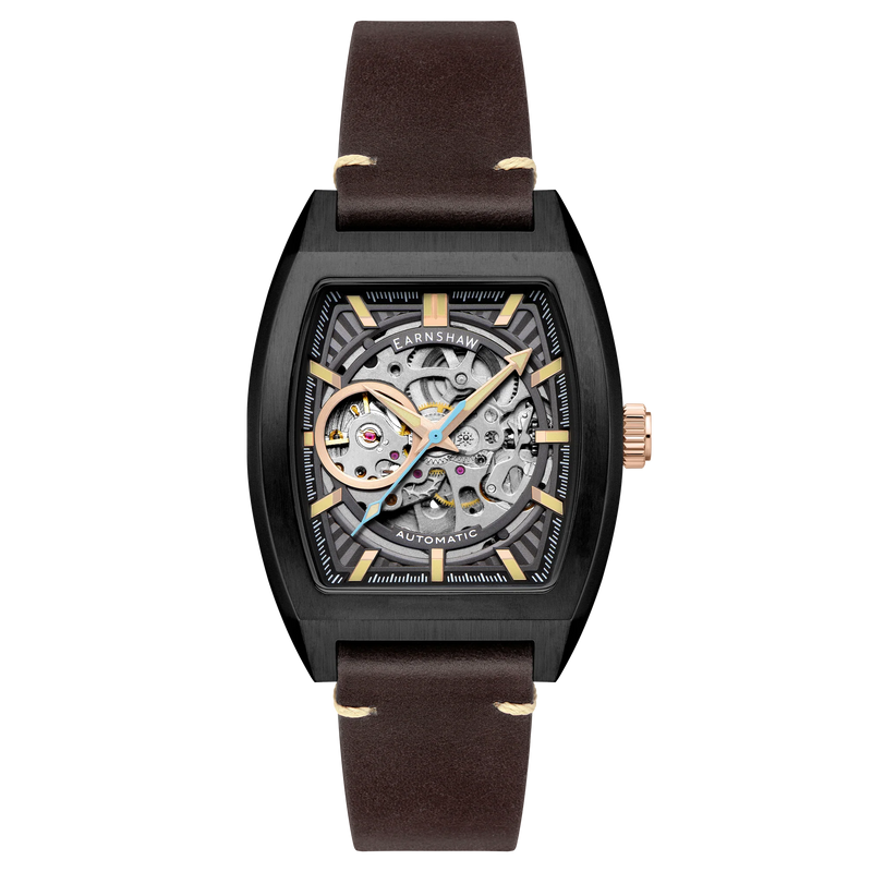 Earnshaw Wellington Grey Dial Men's Watch - ES-8302-03 - KRISHNA WATCH COMPANY