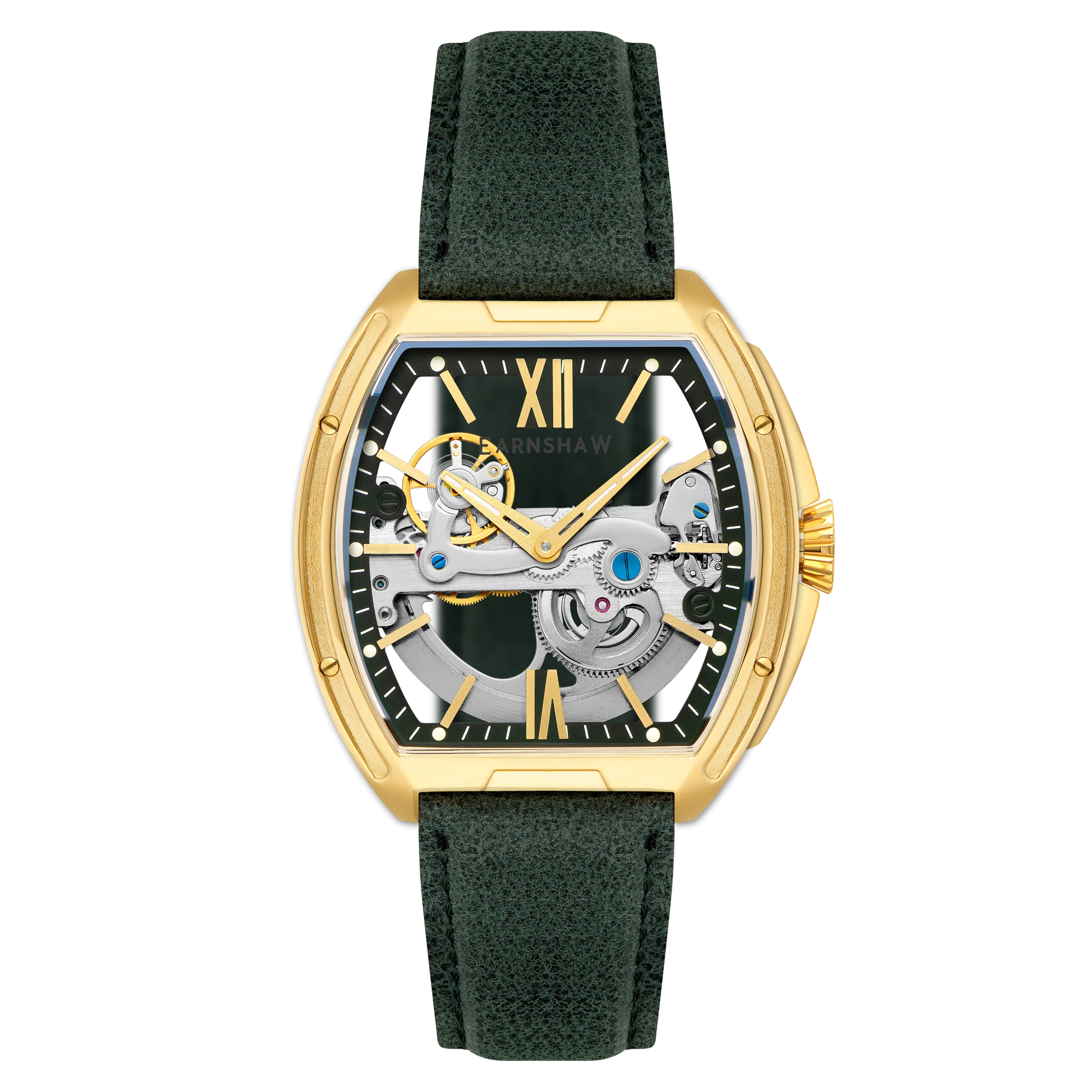 Earnshaw Knightsbridge Green Dial Men's Watch - ES-8316-02 - KRISHNA WATCH COMPANY