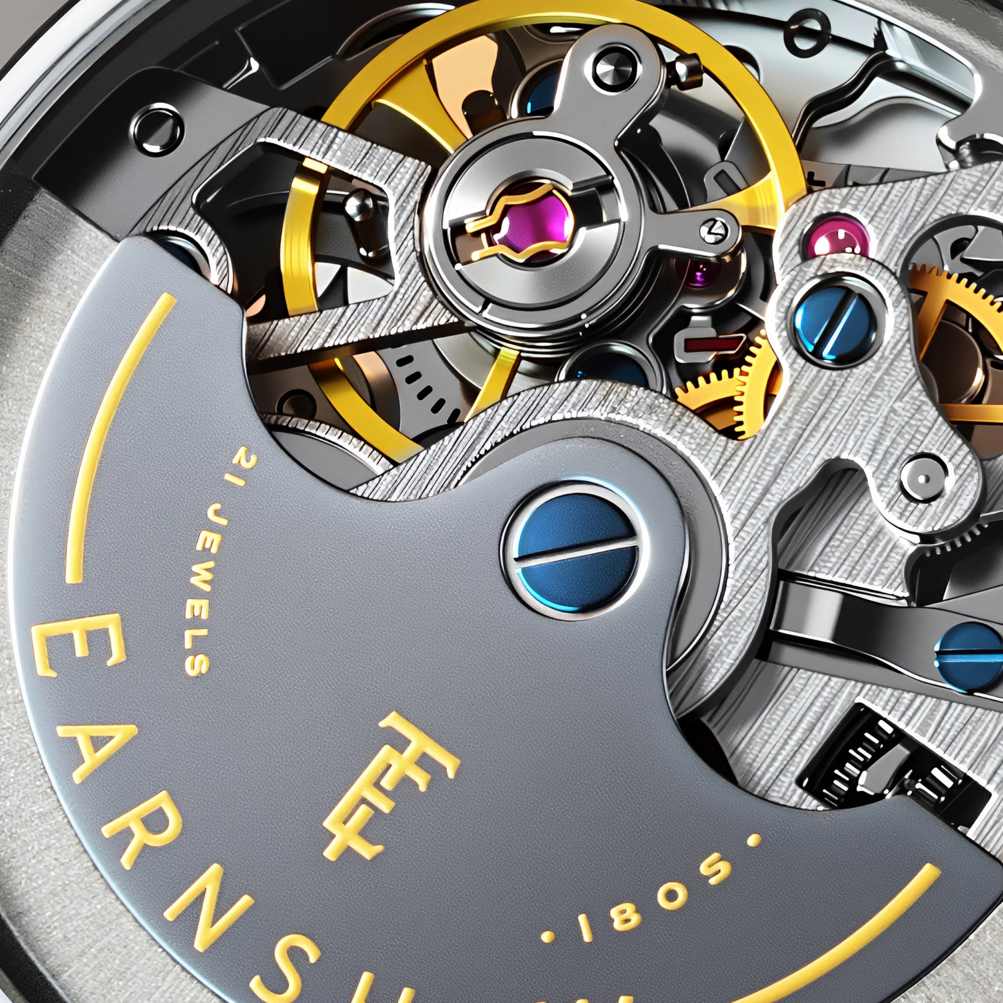 Earnshaw Admiral Duncan Triple Calendar Skeleton Automatic Watch ES-8320-55 - KRISHNA WATCH COMPANY