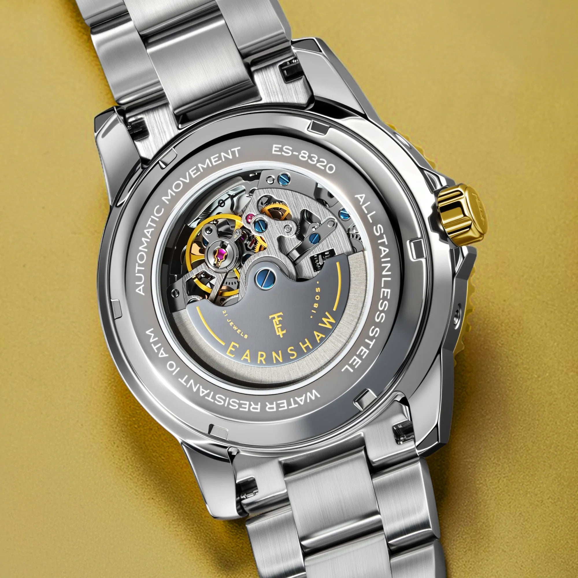 Earnshaw Admiral Duncan Triple Calendar Skeleton Automatic Watch ES-8320-55 - KRISHNA WATCH COMPANY