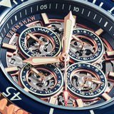 Earnshaw Admiral Duncan Triple Calendar Skeleton Automatic - ES-8320-66 - KRISHNA WATCH COMPANY