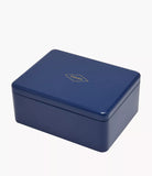 Jacqueline Three-Hand Date Rose Gold-Tone Stainless Steel Watch and Jewellery ES5252SET