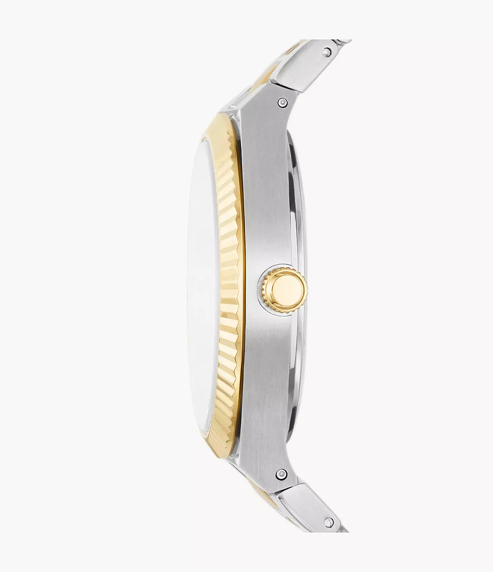 Scarlette Three-Hand Date Two-Tone Stainless Steel Watch ES5259 - KRISHNA WATCH COMPANY