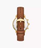 Neutra Chronograph Medium Brown Leather Watch ES5278