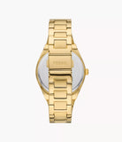 FOSSIL Scarlette Three-Hand Date Gold-Tone Stainless Steel Watch ES5299