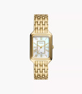FOSSIL Raquel Three-Hand Date Gold-Tone Stainless Steel Watch ES5304