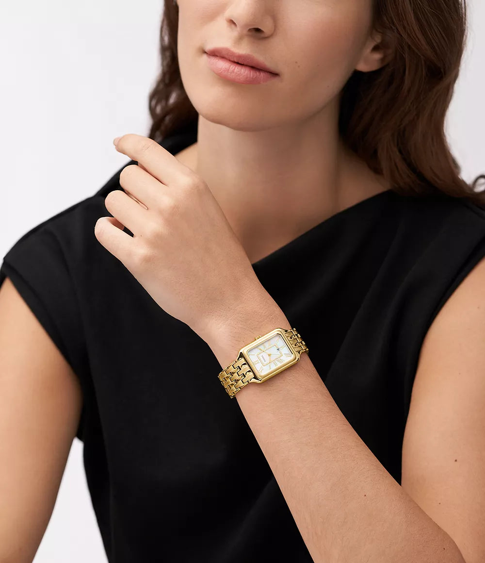 Raquel Three-Hand Date Two-Tone Stainless Steel Watch - ES5305 - KRISHNA WATCH COMPANY
