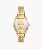 FOSSIL Scarlette Three-Hand Date Gold-Tone Stainless Steel Watch - ES5338