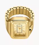 Raquel Watch Ring Two-Hand Gold-Tone Stainless Steel ES5343