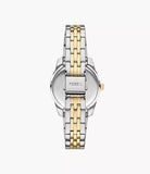 Fossil Scarlette Three-Hand Date Two-Tone Stainless Steel Watch - ES5388 - KRISHNA WATCH COMPANY