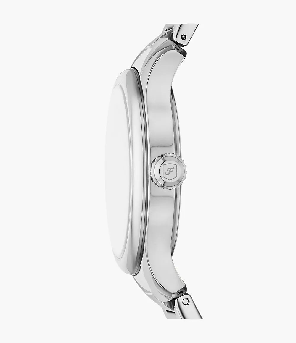 Fossil Gilmore Three-Hand Date Stainless Steel Watch - ES5393 - KRISHNA WATCH COMPANY