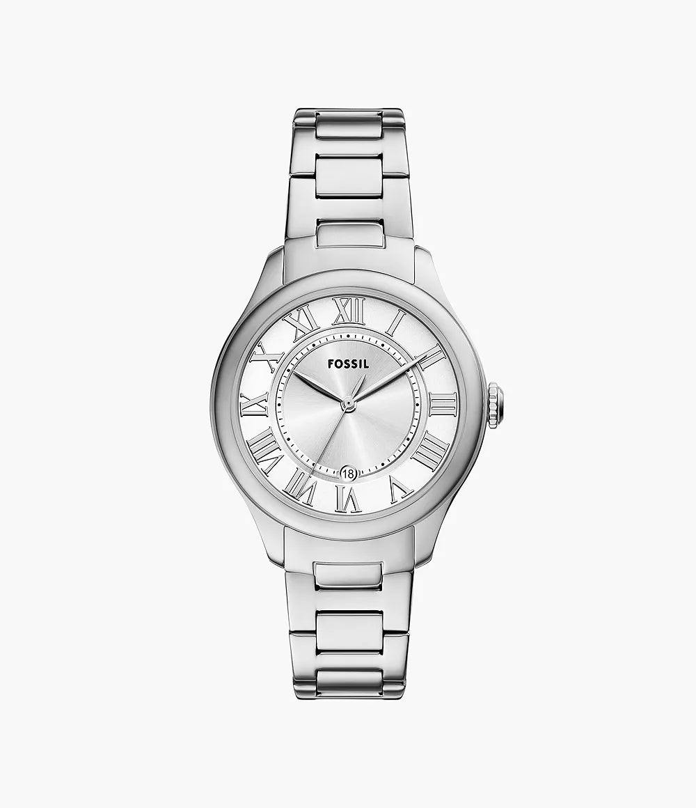 Fossil Gilmore Three-Hand Date Stainless Steel Watch ES5393