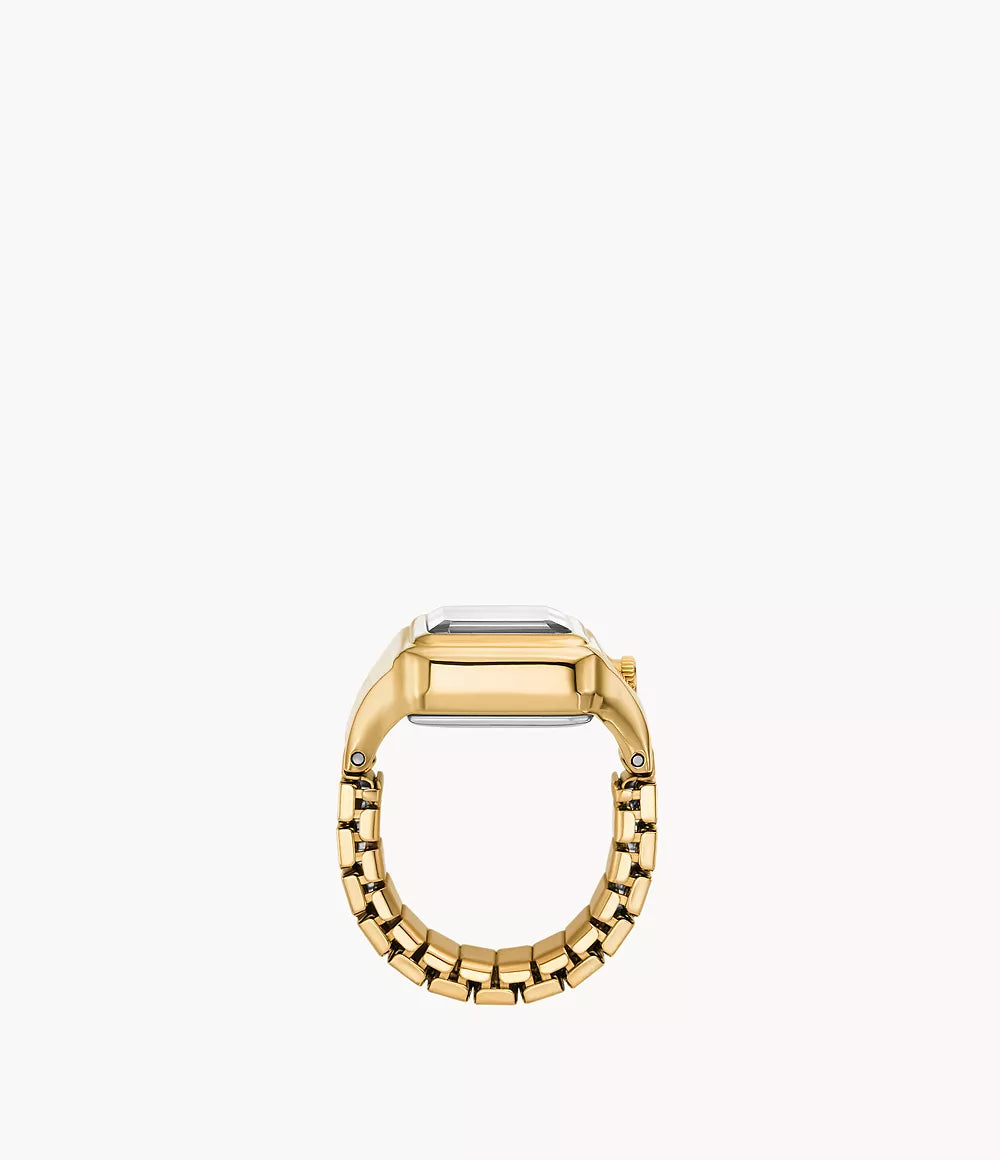 Fossil Raquel Watch Ring Two-Hand Stainless Steel Watch for Women - ES5411 - KRISHNA WATCH COMPANY