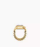 Fossil Raquel Watch Ring Two-Hand Stainless Steel Watch for Women - ES5411