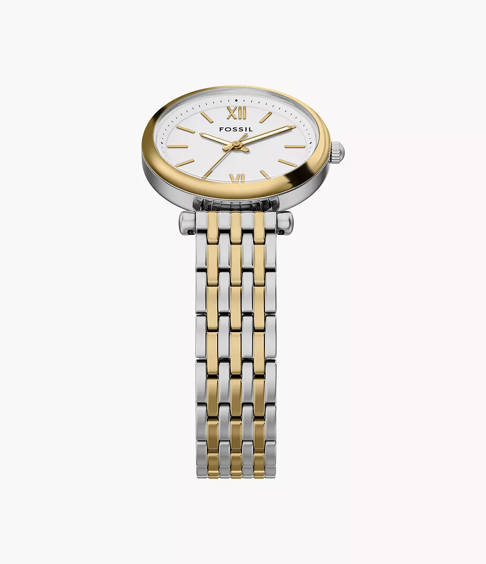 Fossil Carlie Quartz Women 28 mm with Bracelet ES5450SET - KRISHNA WATCH COMPANY