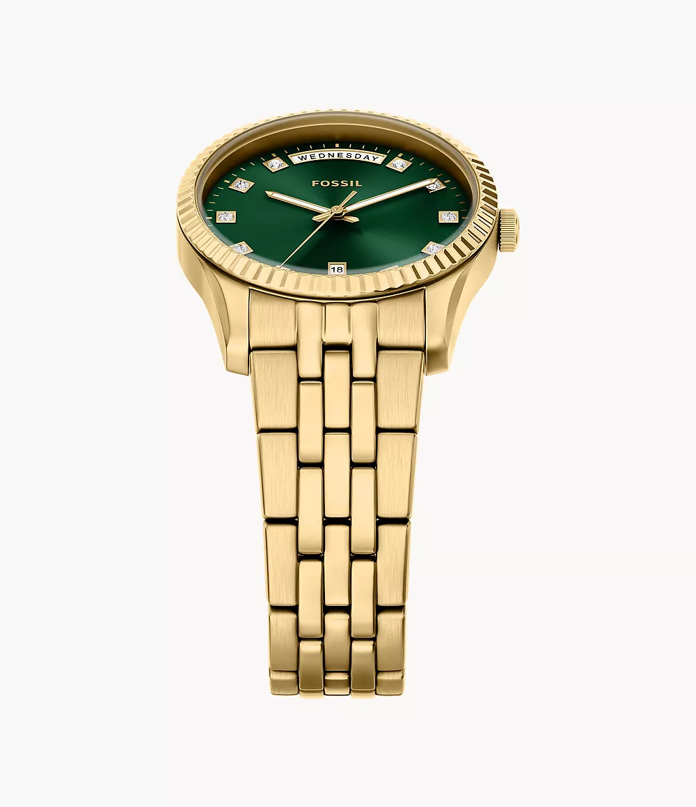 Fossil Scarlette Quartz Women 34 mm ES5460 - KRISHNA WATCH COMPANY