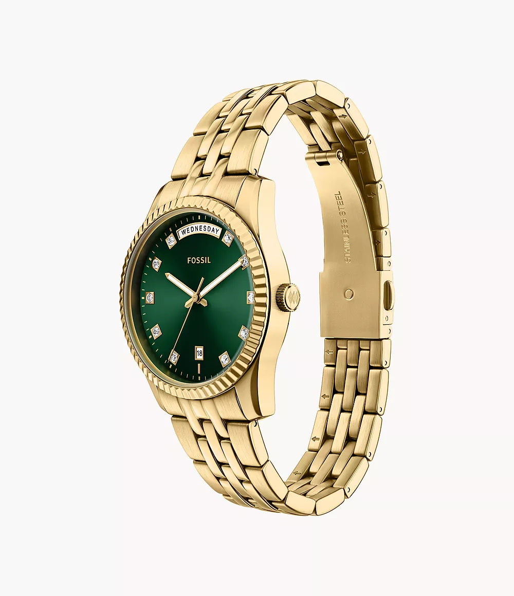 Fossil Scarlette Quartz Women 34 mm ES5460 - KRISHNA WATCH COMPANY